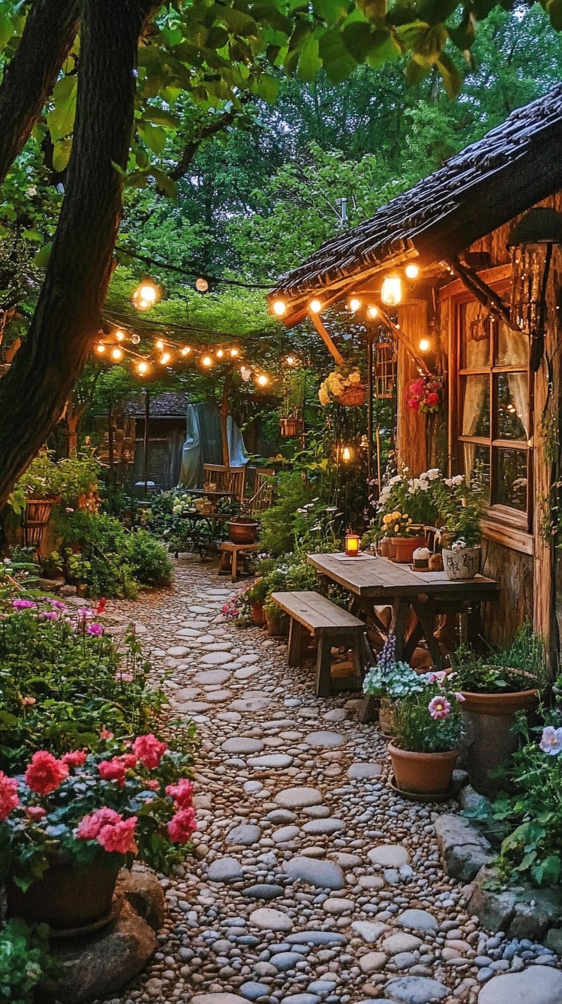 Design a Vintage Garden Pathway for an Enchanting Outdoor Setting