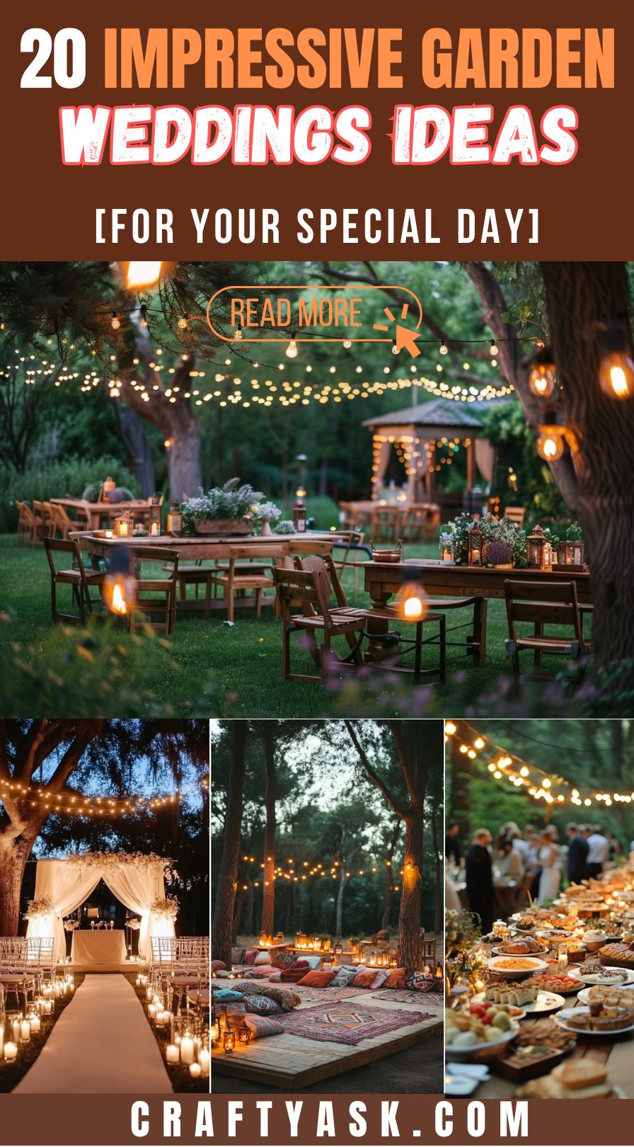 20 Impressive Garden Wedding Ideas for Your Special Day