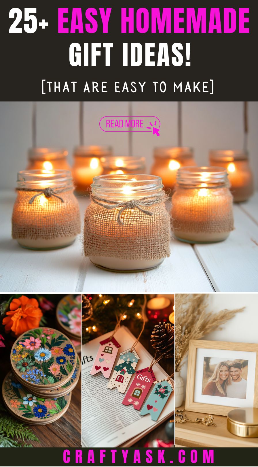 25+ homemade gift ideas That Are Easy To Make (Even for Beginners)