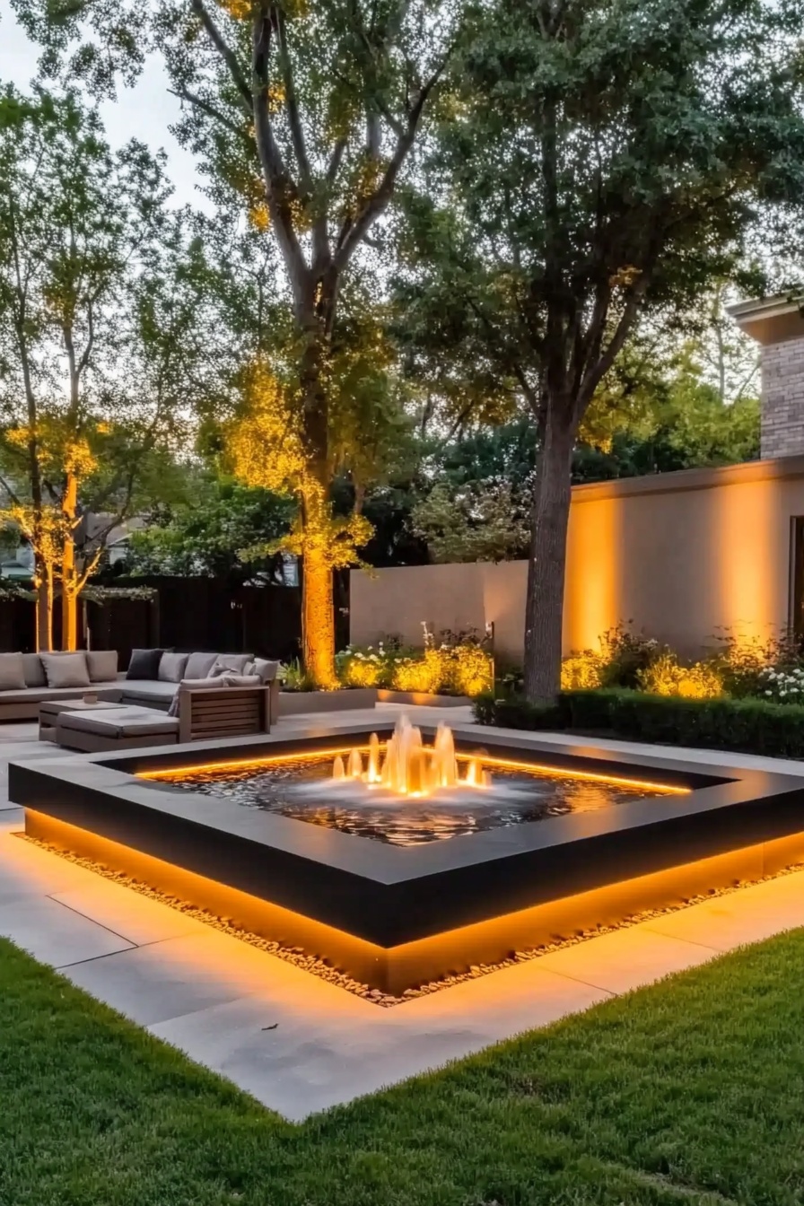 Modern Water Feature