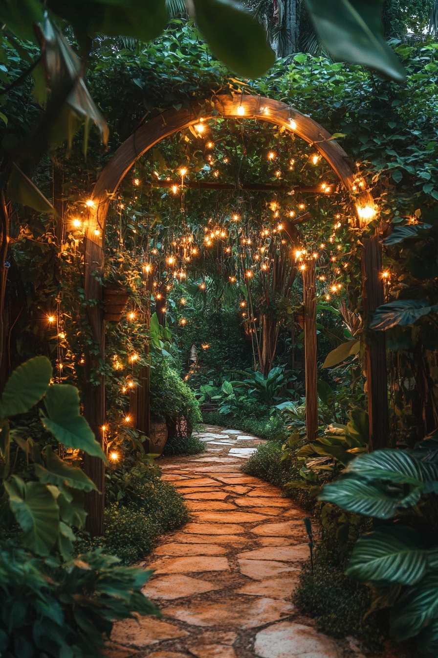Enchanted Garden Walkway