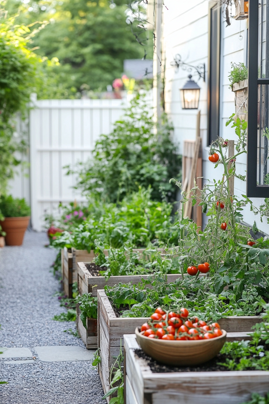 Compact Raised Bed Vegetable Garden