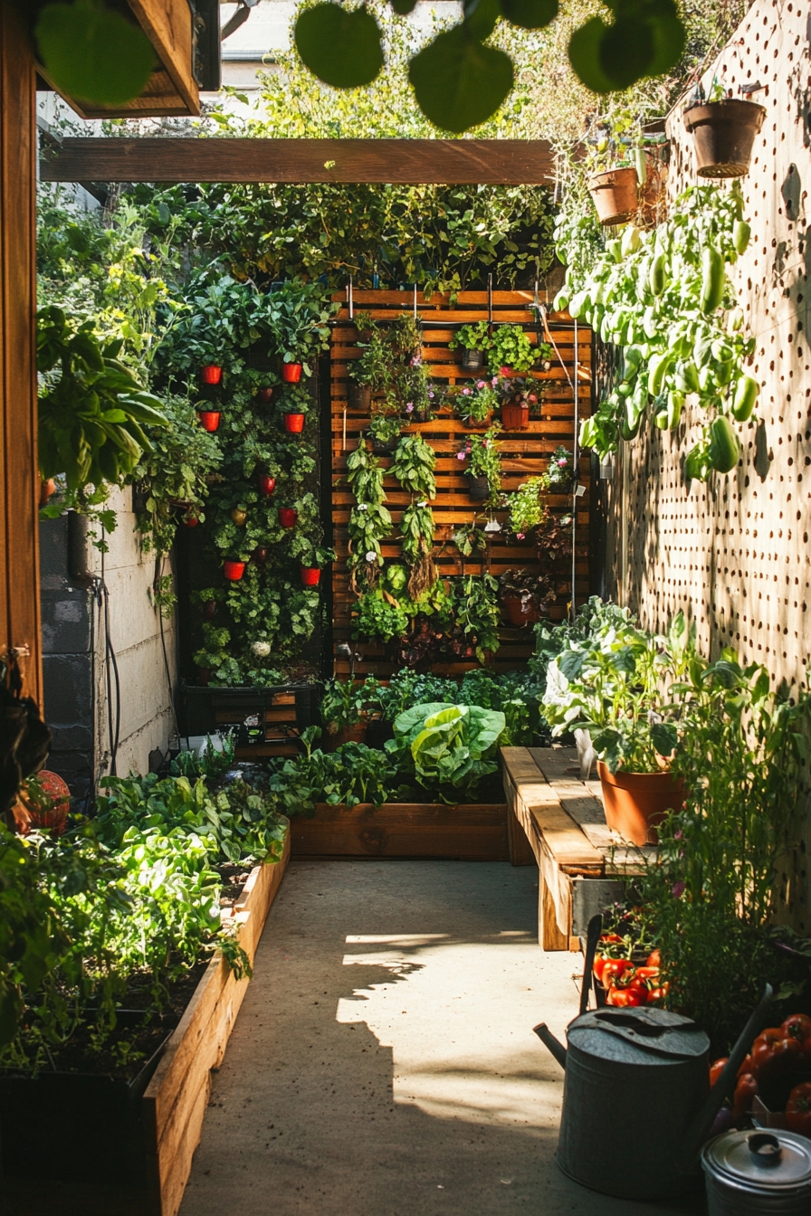 Vertical Herb and Vegetable Garden