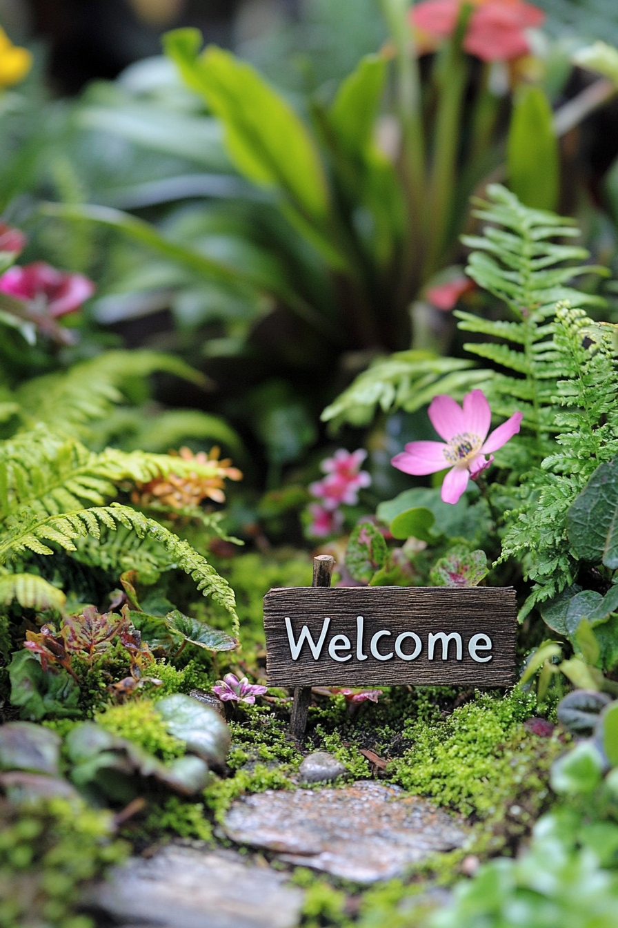 Whimsical Miniature Garden