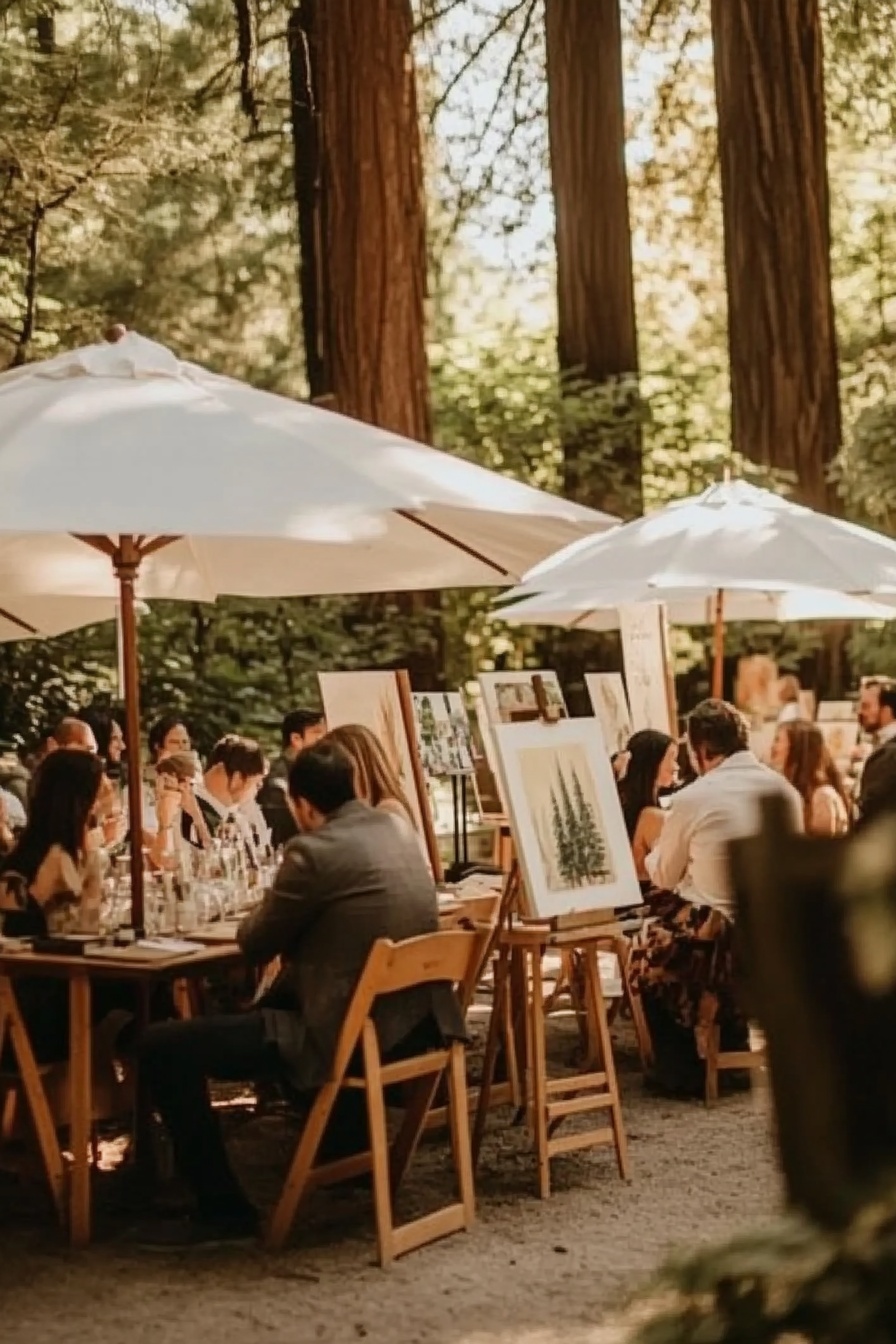 Host an Interactive Art-Inspired Wedding Reception