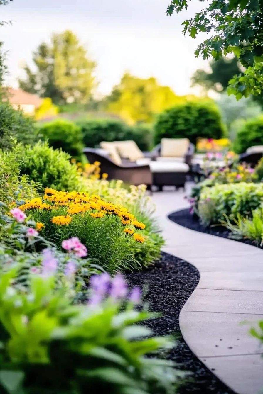 Design a Curved Garden Pathway for a Picturesque Backyard Escape