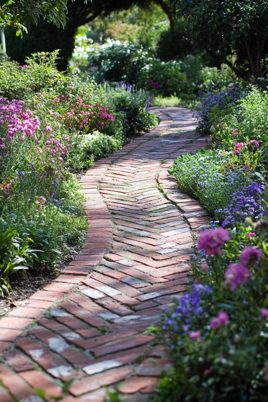 colorful cottage blooms