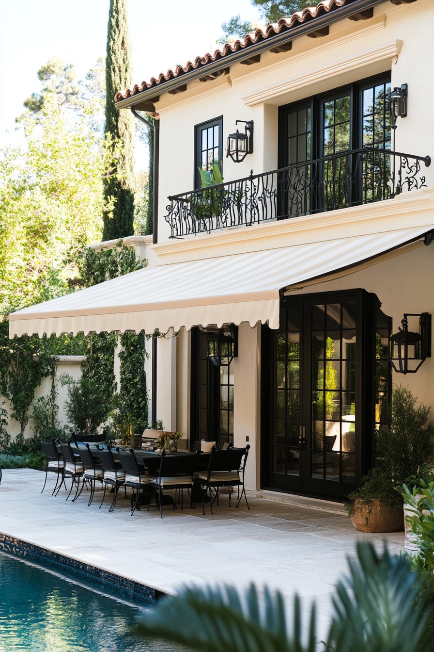  Retractable Awning for a Chic, Budget-Friendly Patio Cover