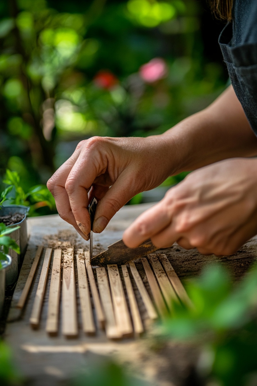 diy garden projects using sticks and twigs 13