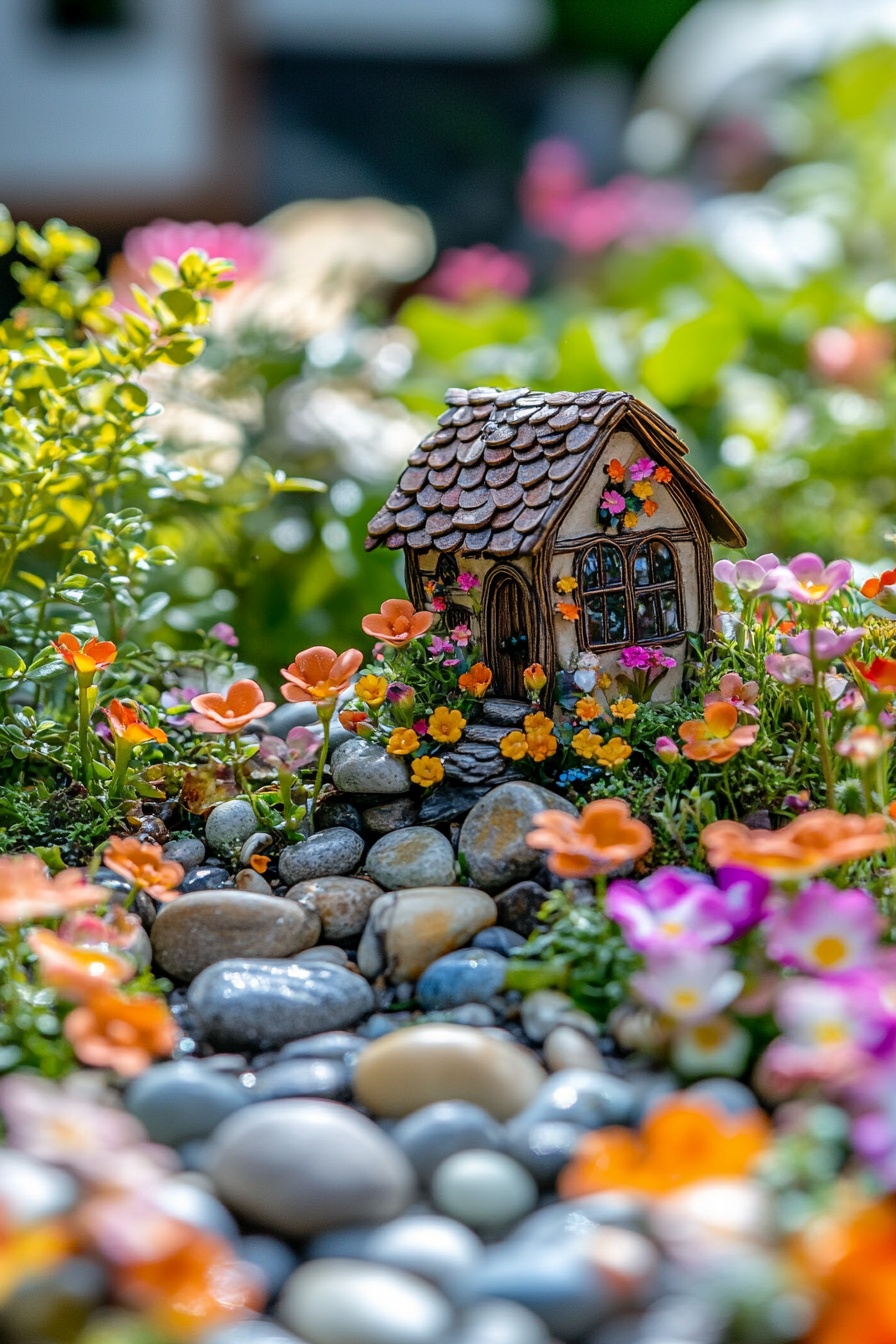 1. Design a Magical Pebble Path Fairy Cottage