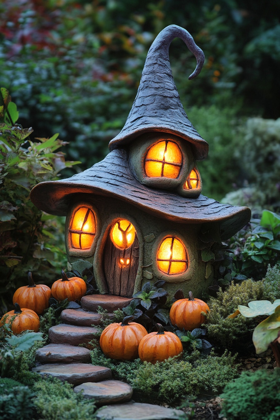 20. Create a Bewitching Fairy Garden for Halloween