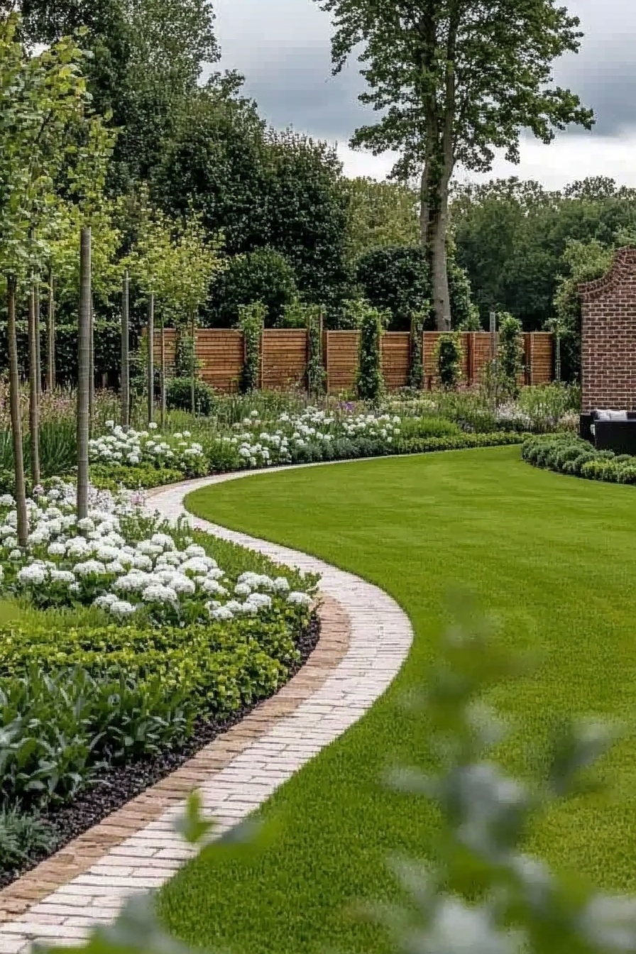 brick garden edging