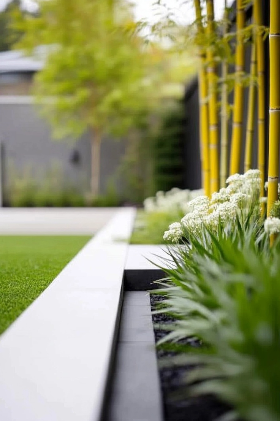 crisp lines and contemporary bamboo