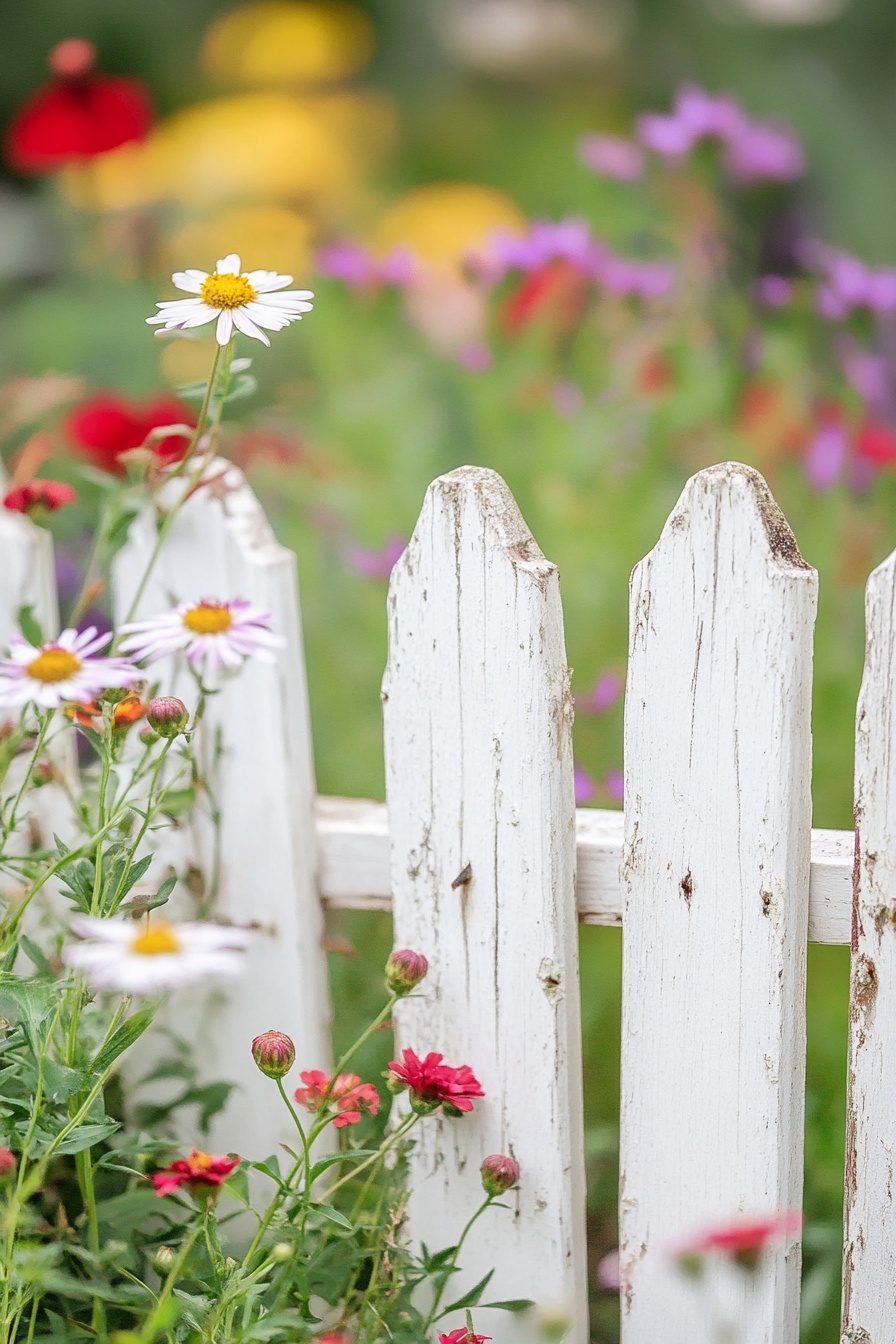 rustic fence ideas 1