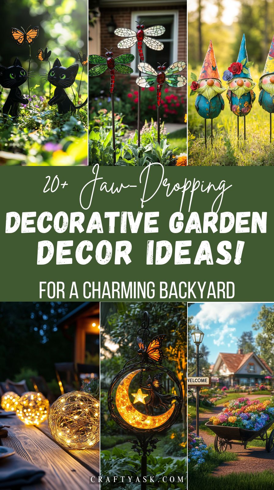 20 Decorative Garden Ideas