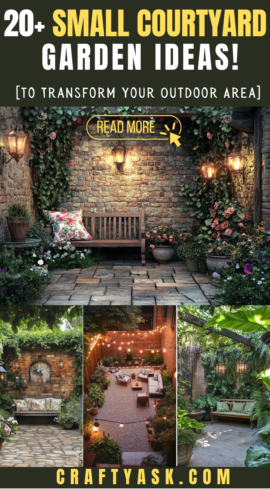 20+ Small Courtyard Garden Ideas You can try 2025!