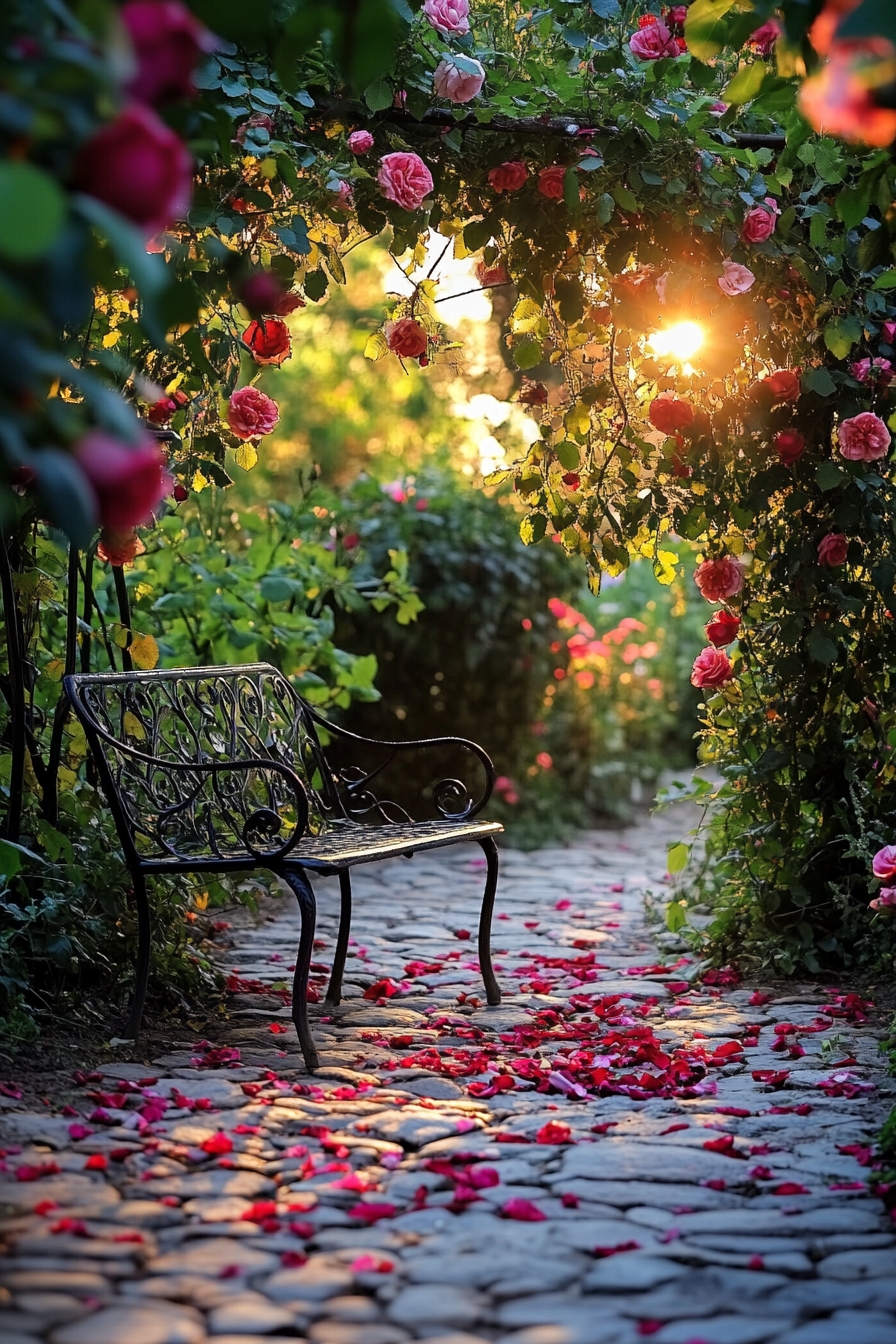 5. Rose-Kissed Pathway