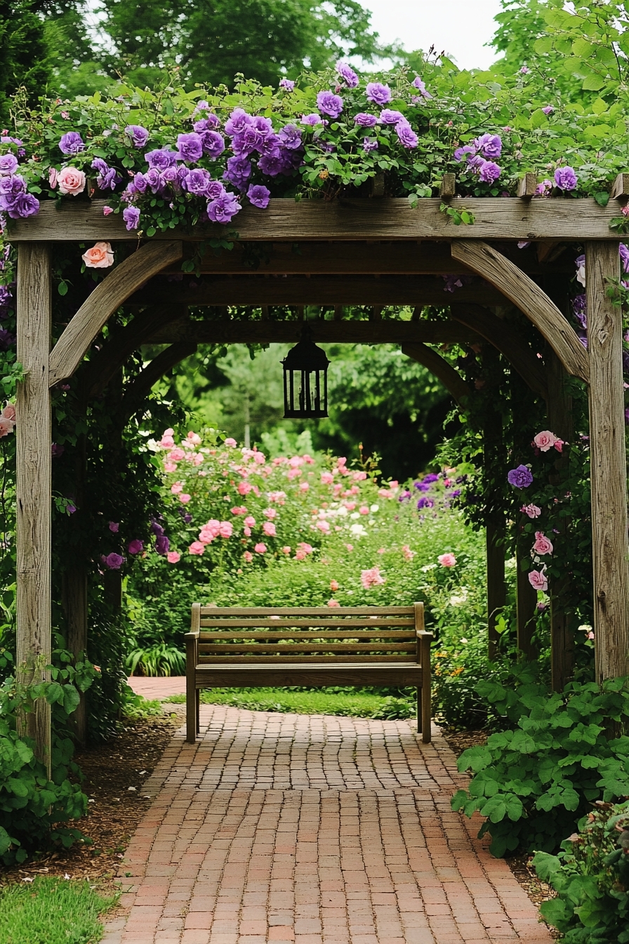 Rose-Covered Arbor