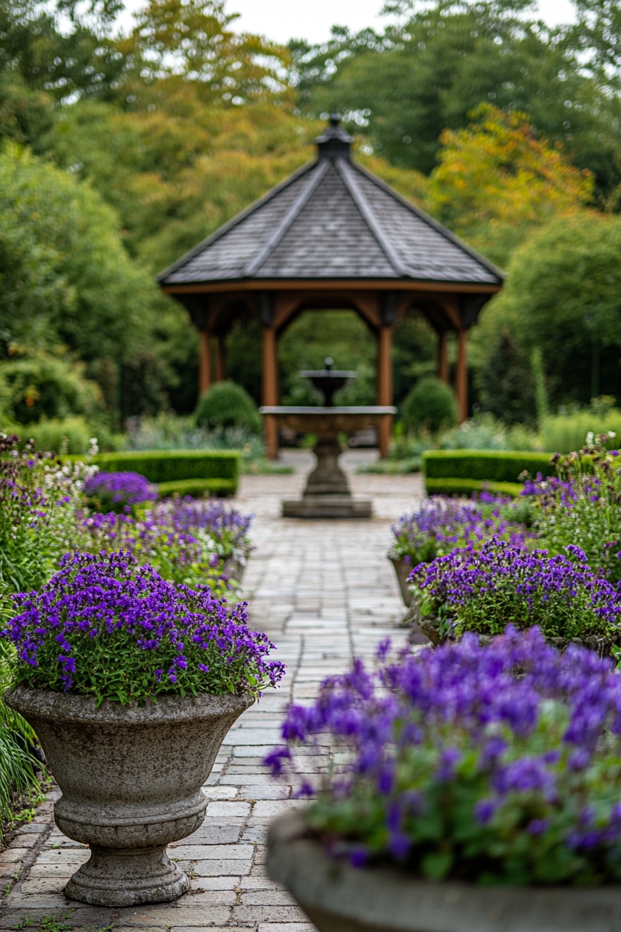 Charming Gazebo Walkway