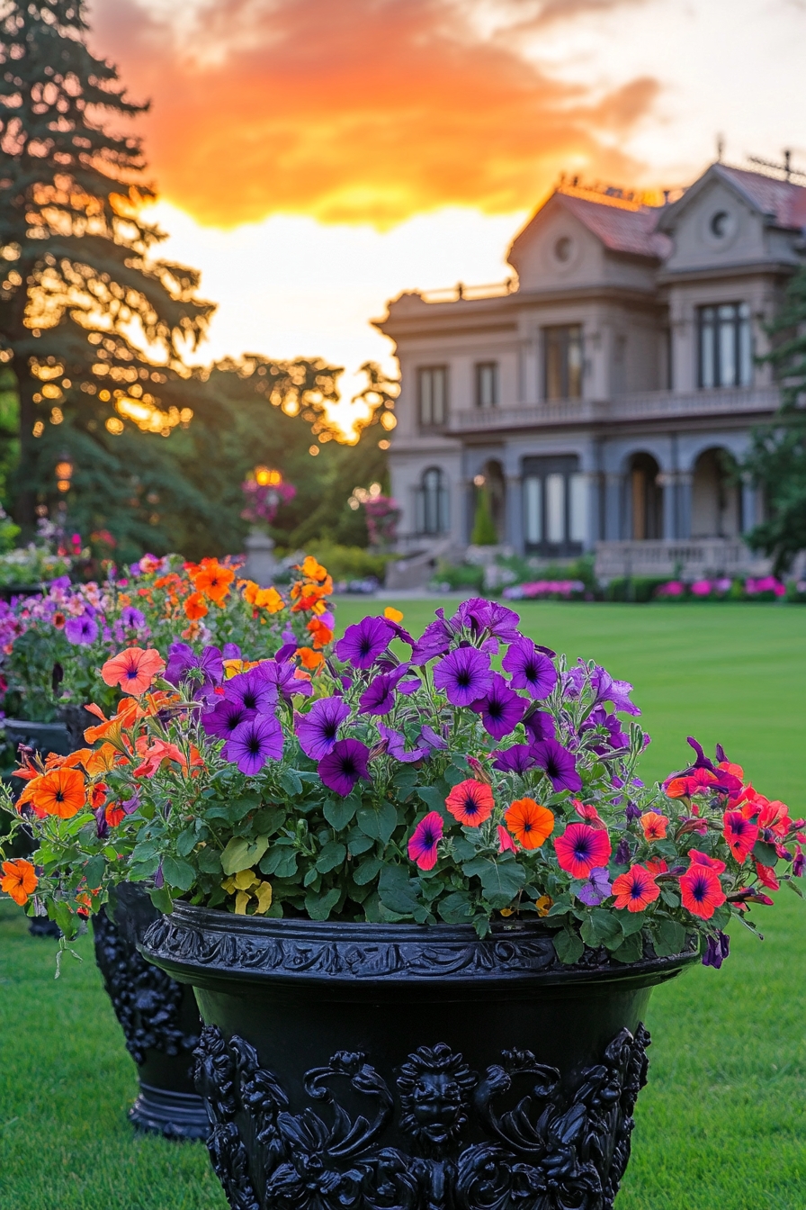 Ornate Vintage Planters