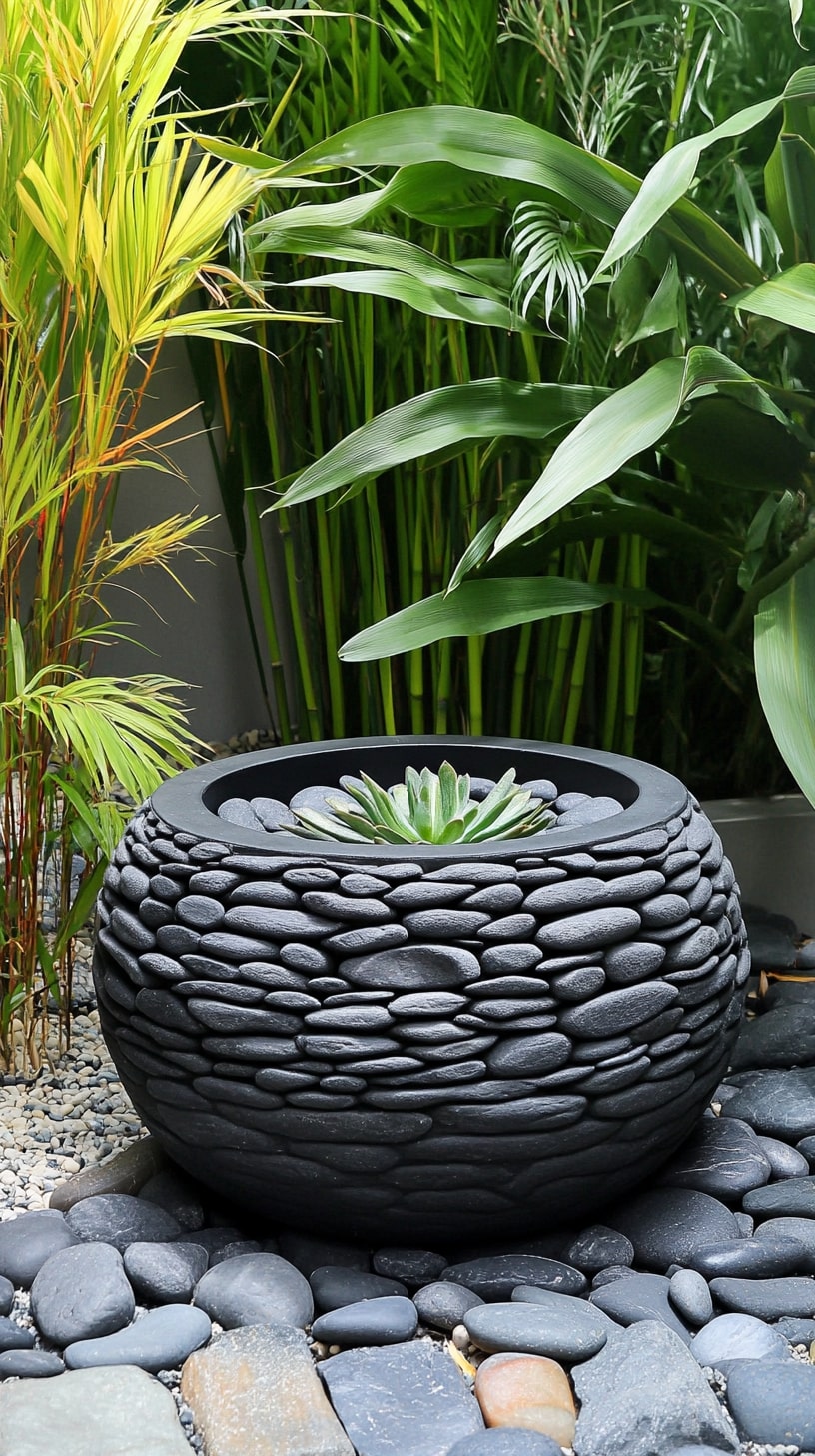 Bold Stone Planter