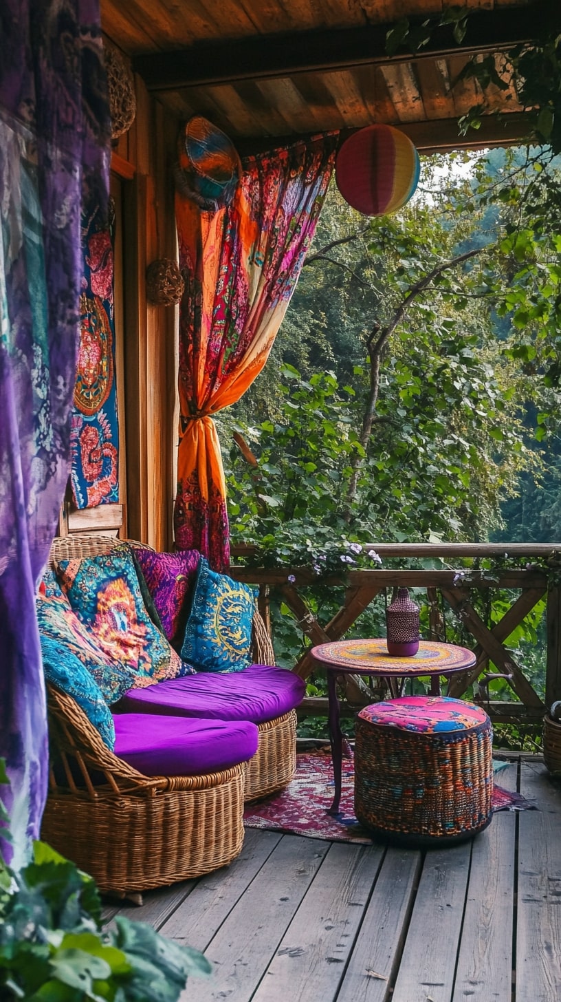 Chic Balcony for Relaxation