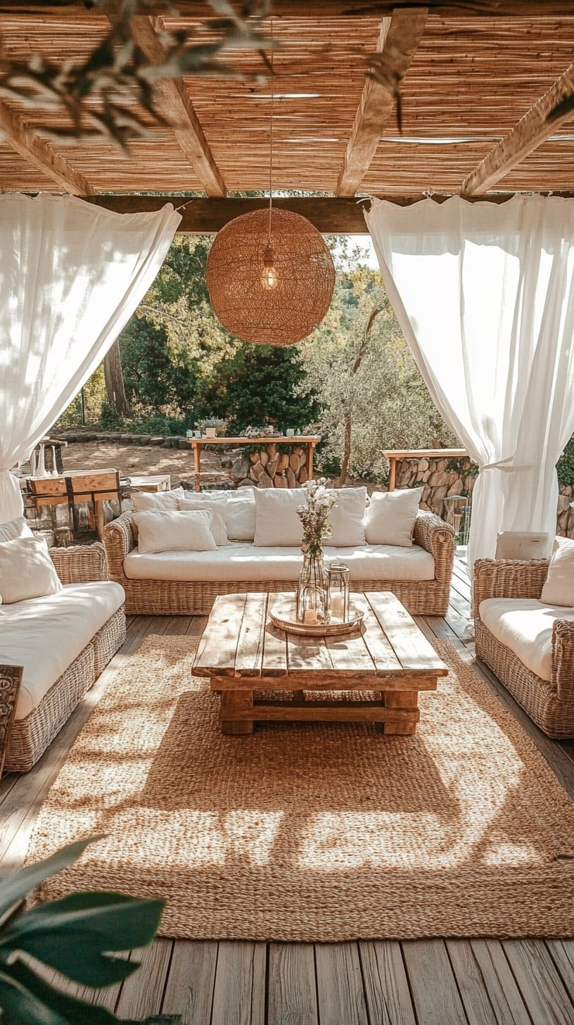 Covered Deck Into a Relaxing Sanctuary