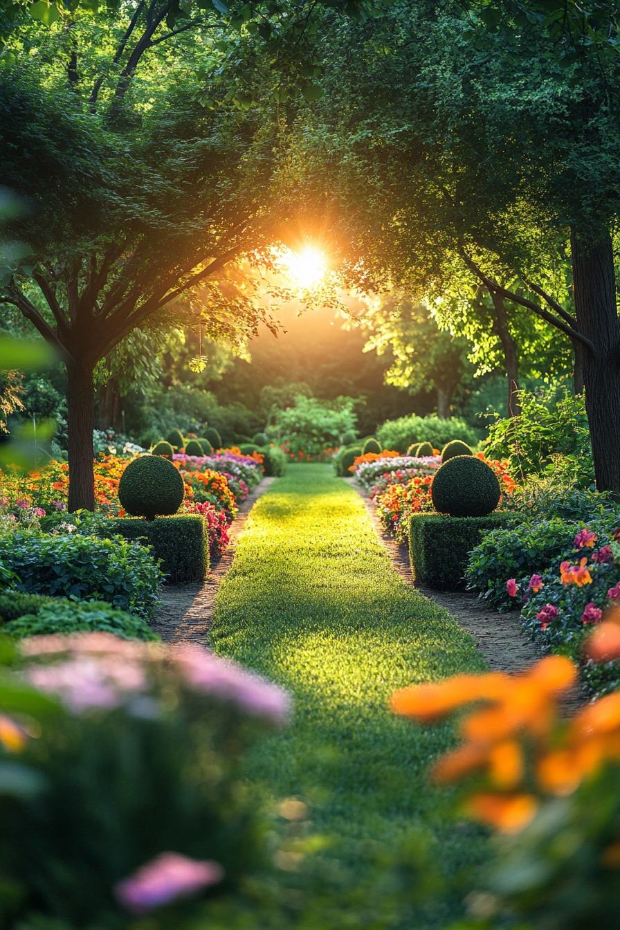 Mesmerizing Green Garden Walkway