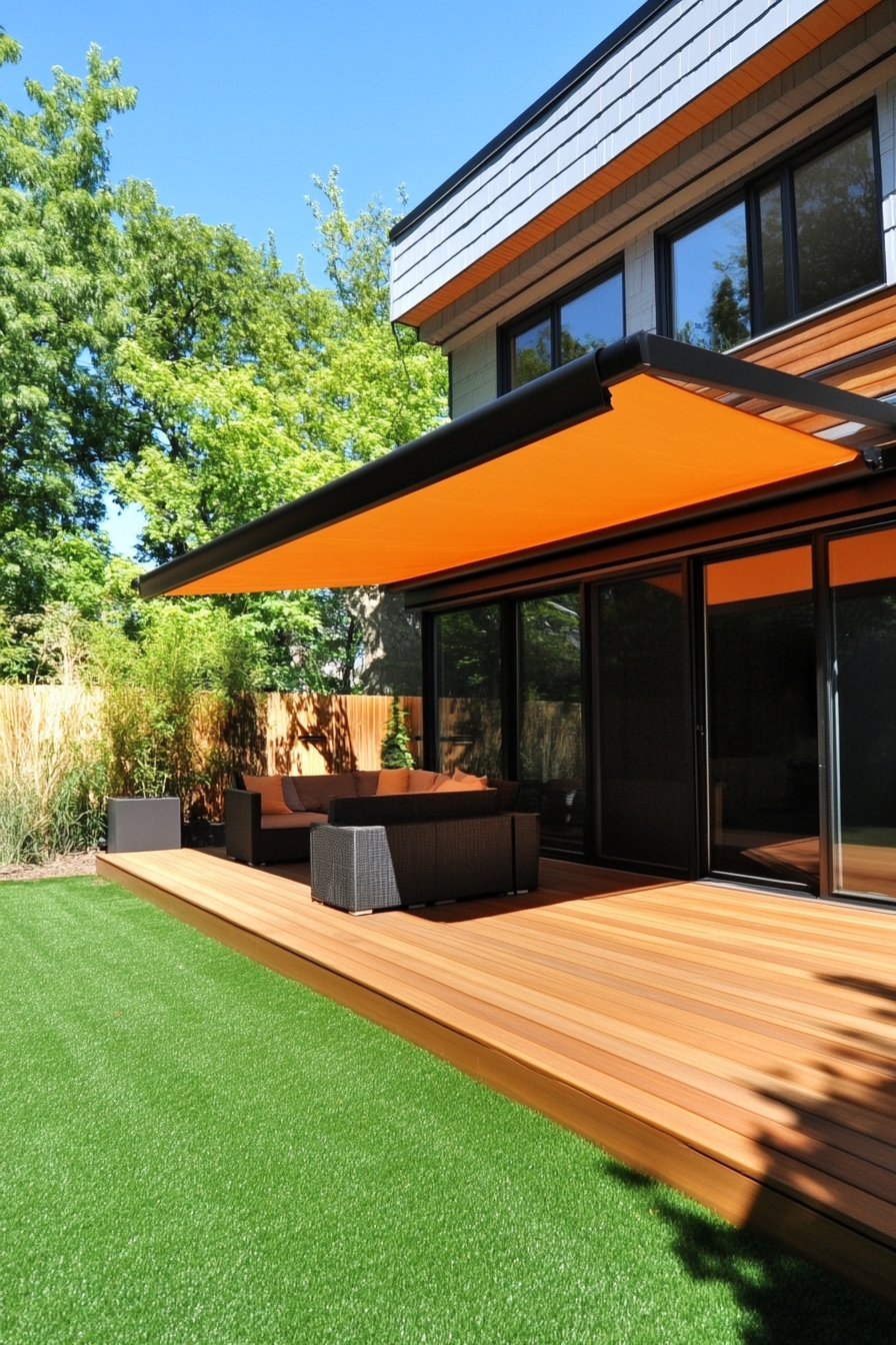 Retractable Awning for Instant Shade