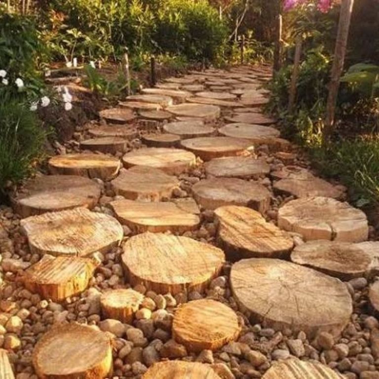 DIY Garden Paths