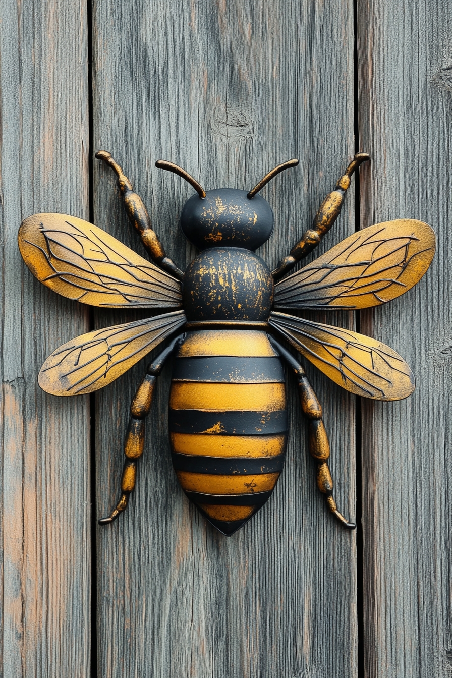 Vintage Bee Wall Accent