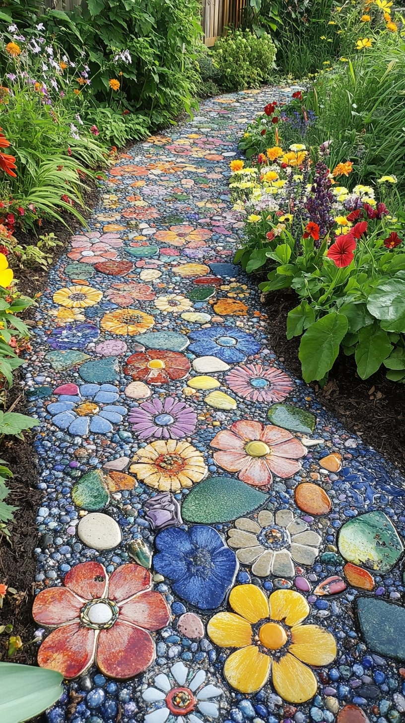 Flower Mosaic Path