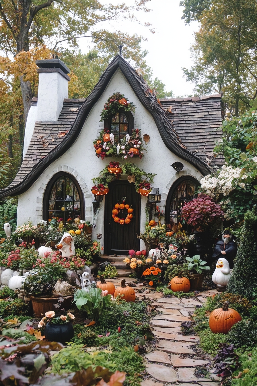 Garden with a Haunted Cottage Twist