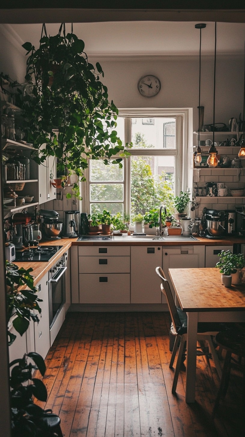Kitchen Into a Green Haven