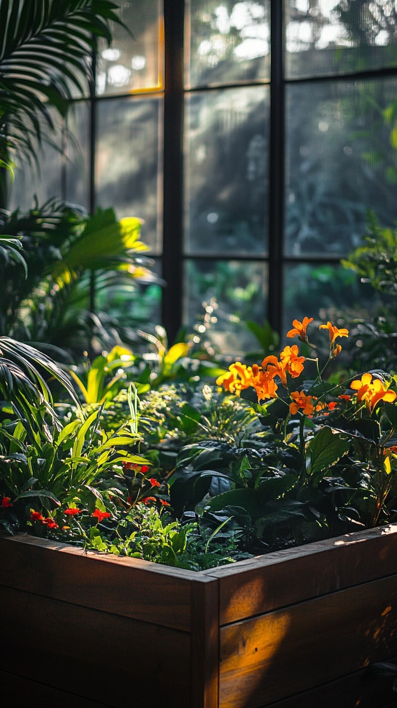 Raised Indoor Planter
