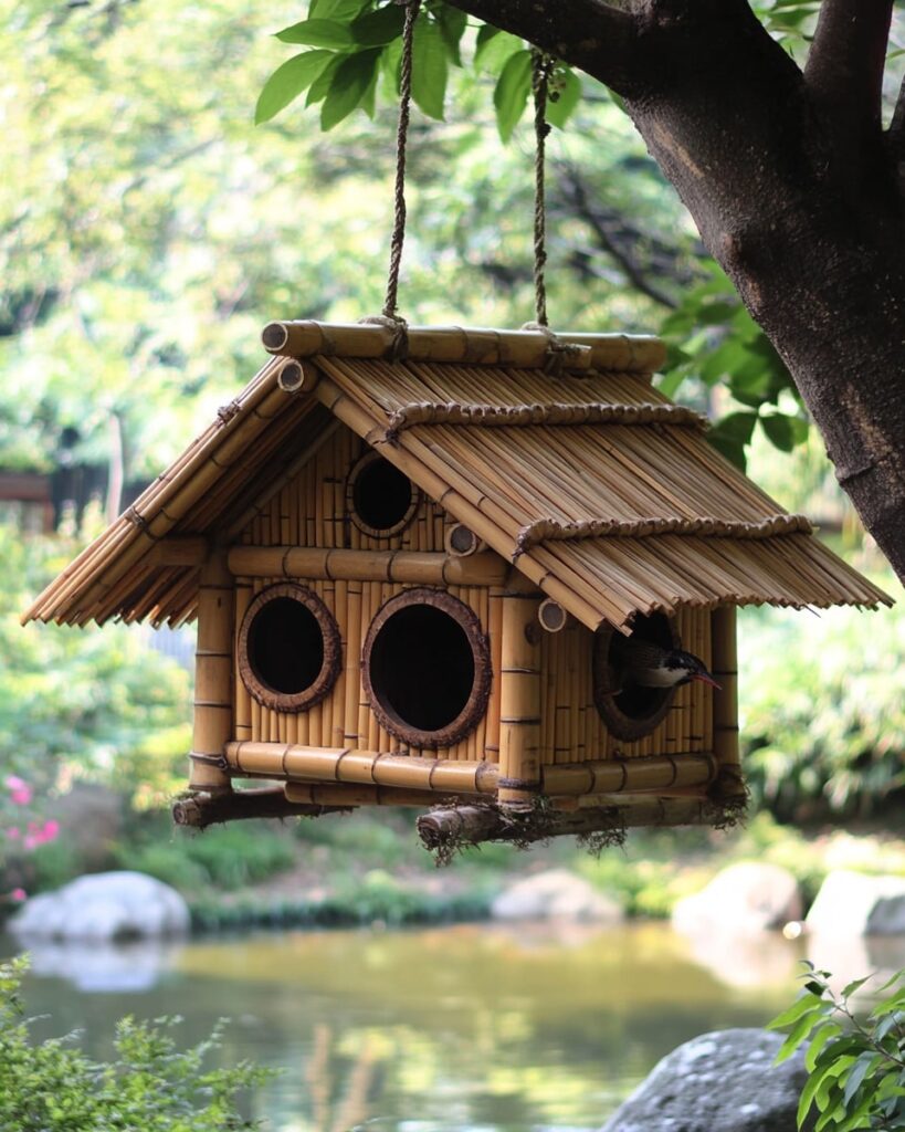 Bamboo Bird Shelter