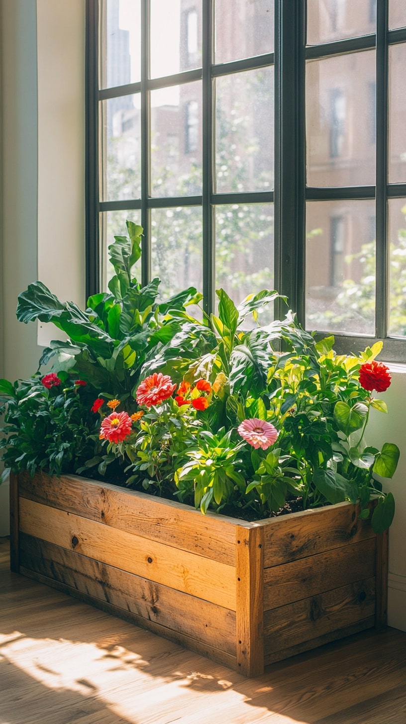 Sun-Kissed Indoor Garden by the Window