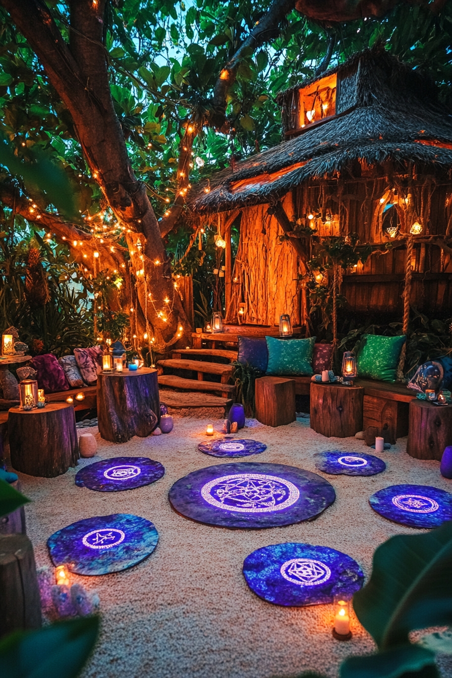 Witch’s Luminous Spell Circle