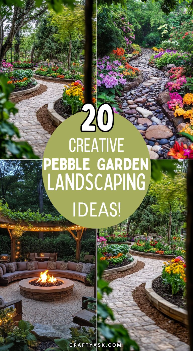 20 Pebble Garden Landscaping Ideas!