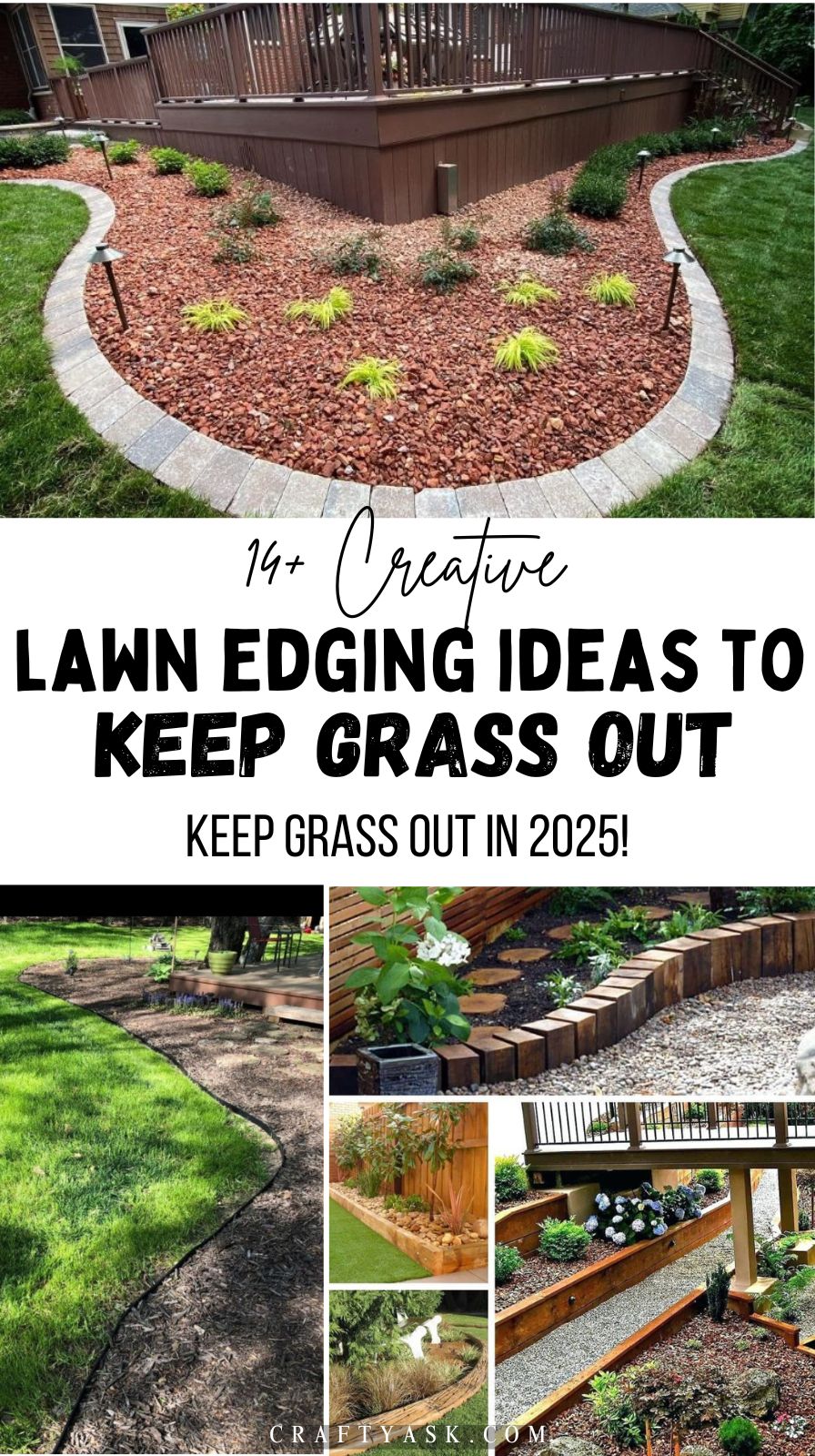 lawn edging ideas to keep grass out