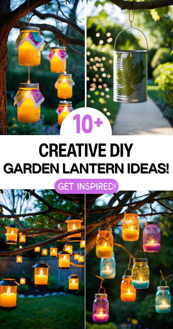 10 DIY Garden Lantern Ideas!