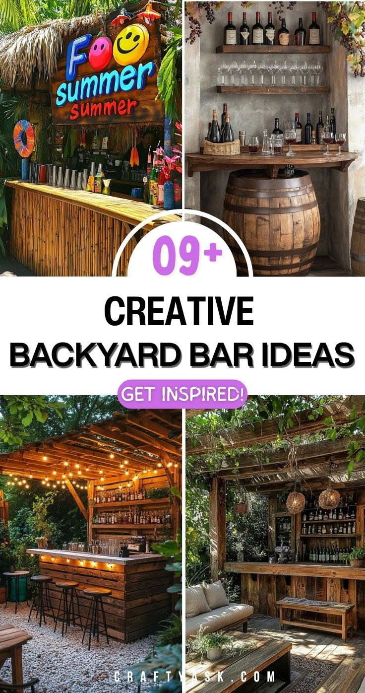 DIY Backyard Bar Ideas