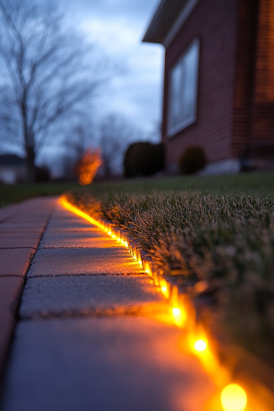 Light Up Brick Edging