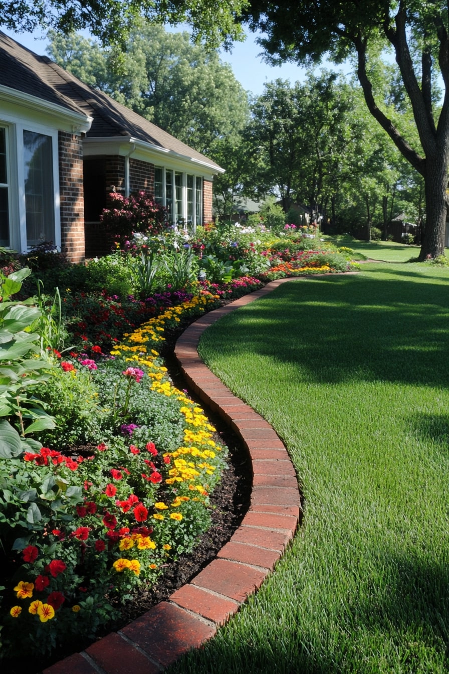 Classic Curved Brick Edging