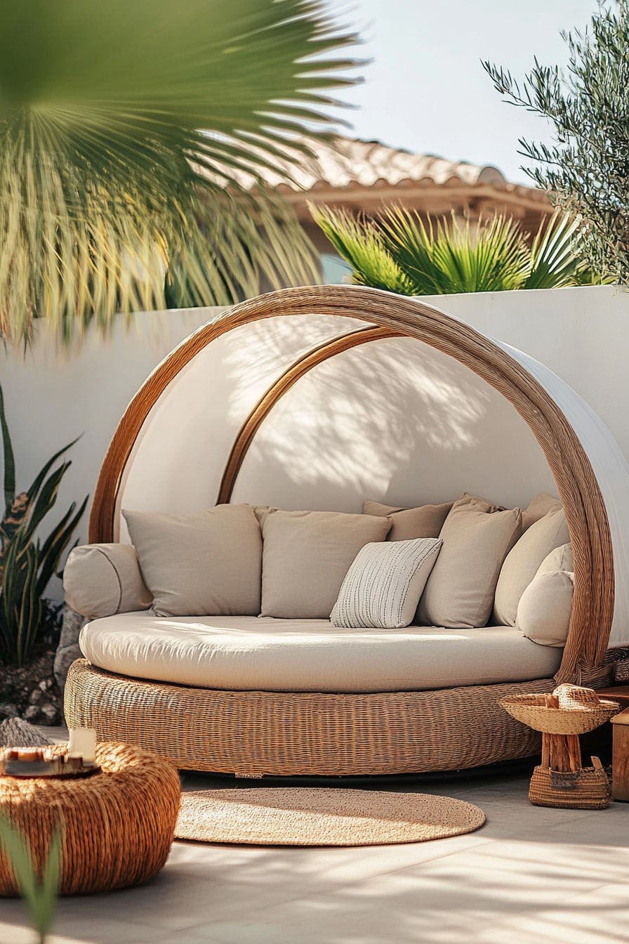 Style with a Curved Daybed