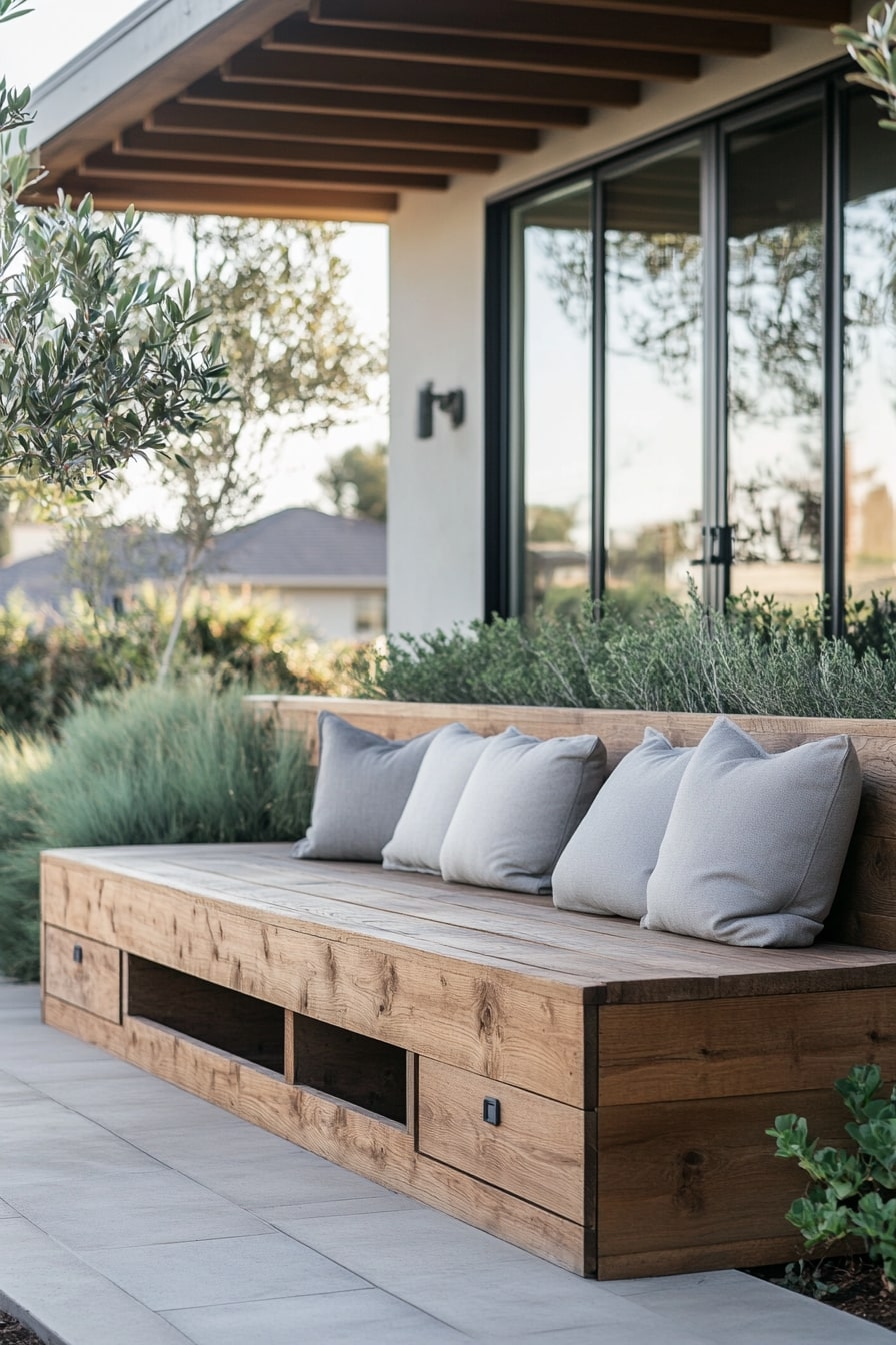 Built-In Bench Storage