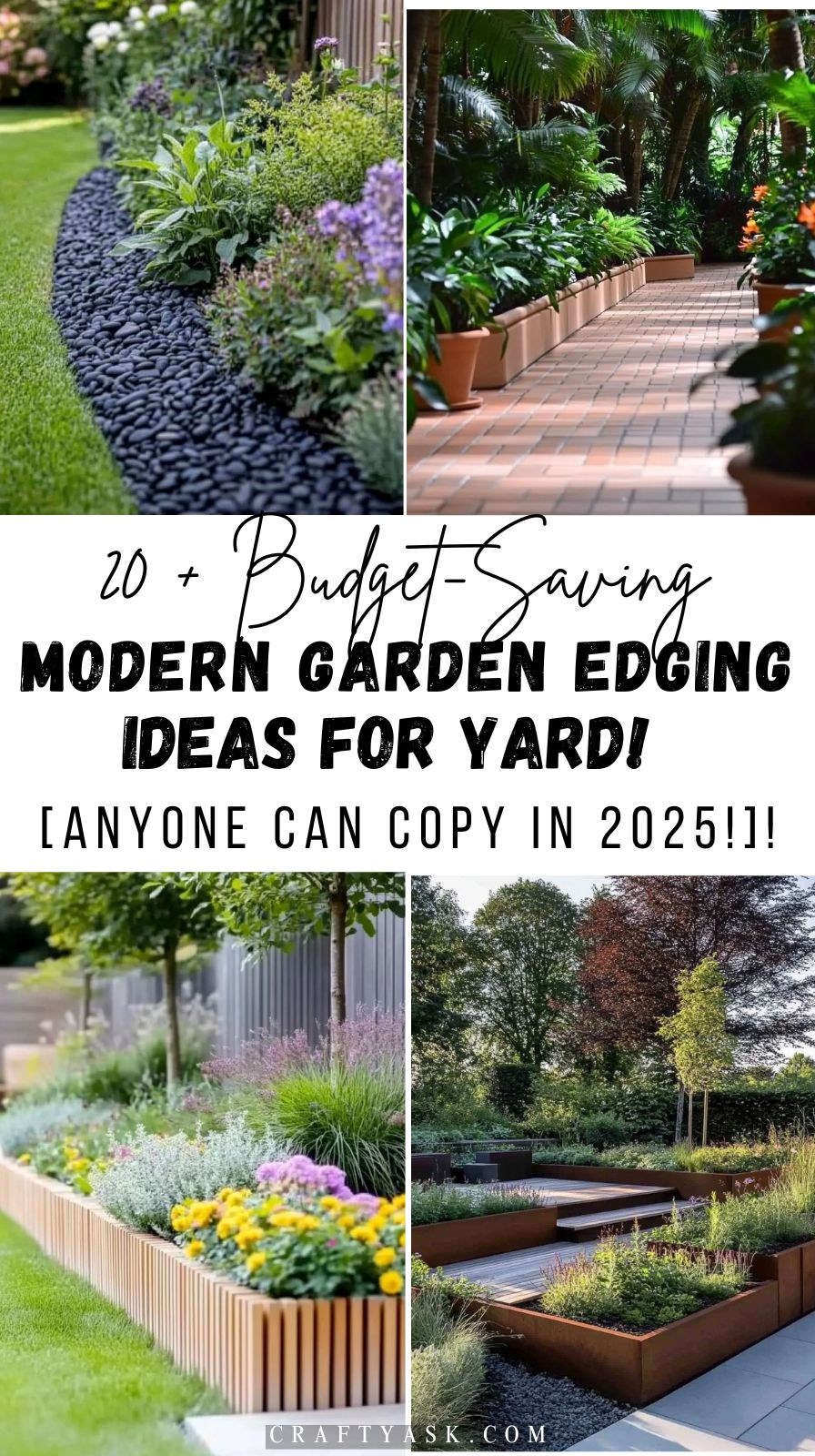 modern garden edging ideas