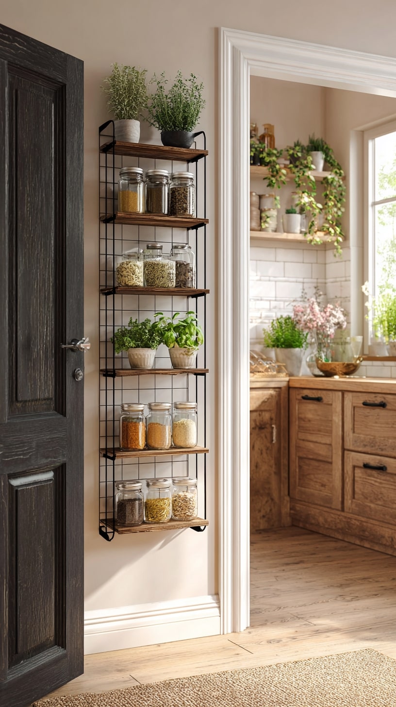 Wall-Smart Herb Storage