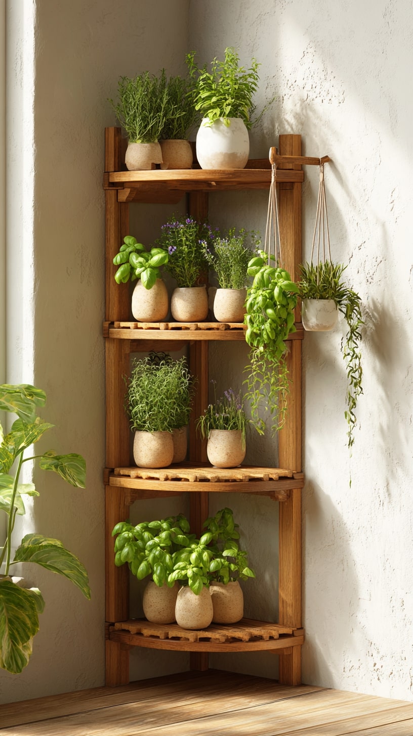 Breezy Herb Growth and Drying