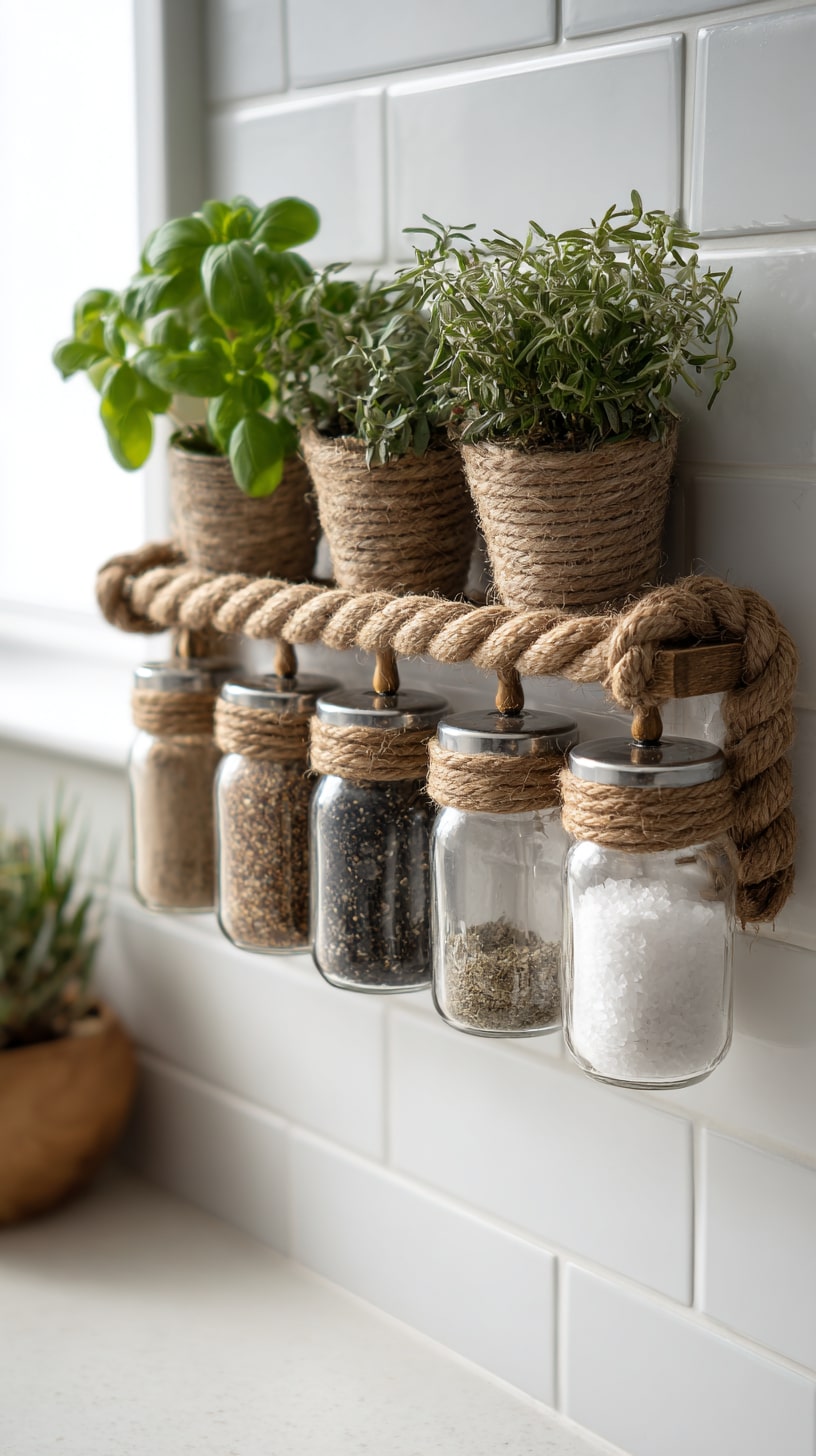 Wrap Twine Around Wall